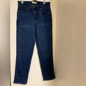 Madewell Mid -Rise Stovepipe Jeans size 28